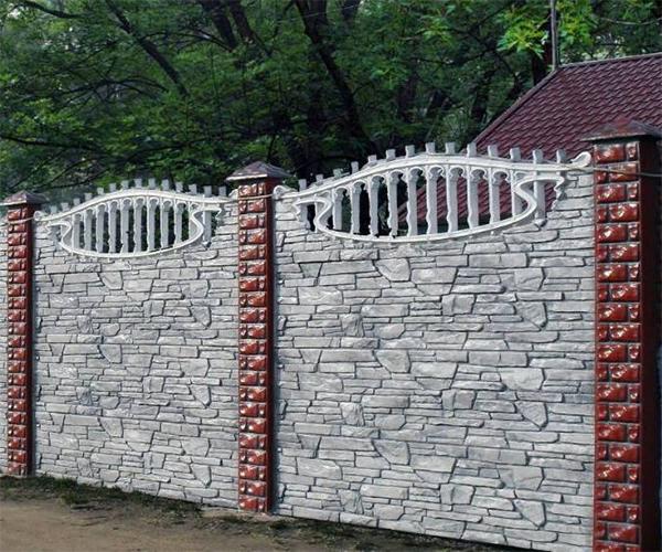 Заборная секция №51 «Горная гряда» (верх)