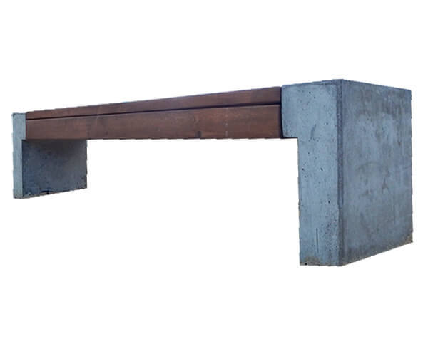 Парковая скамейка без спинки №10